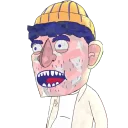 😨 emoji Bojack Kills Telegram sticker 21 of 31
