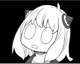 😳 emoji Anya Forger Telegram sticker 12 of 56