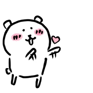 Sticker from Kakao Joke bear