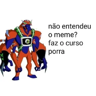 Sticker from faz o curso man