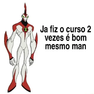 Sticker from faz o curso man