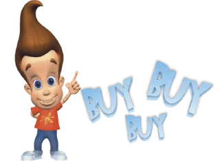 Sticker from JIMMY NEUTRON