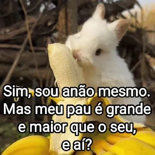 🍌 emoji Mensagens Fofas 13 - FAZ O L! Telegram sticker 14 of 120