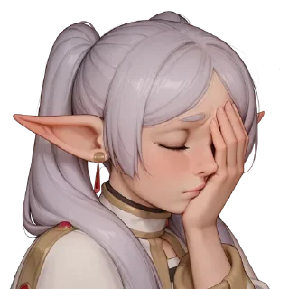 🧡 emoji 🧡 @DalamWorld 
Elf Face 🧡 Telegram sticker 1 of 18