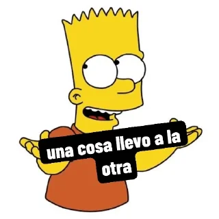 🤷‍♂️ emoji Bart Telegram sticker 23 of 25