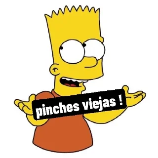 🙄 emoji Bart Telegram sticker 18 of 25