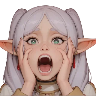 🧡 emoji 🧡 @DalamWorld 
Elf Face 🧡 Telegram sticker 2 of 18