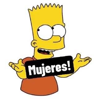 🙄 emoji Bart Telegram sticker 16 of 25