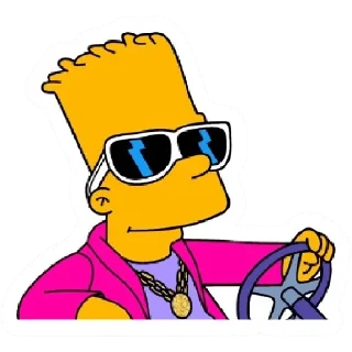 Sticker from Bart