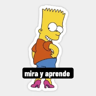💅 emoji Bart Telegram sticker 14 of 25