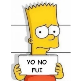Sticker from Bart