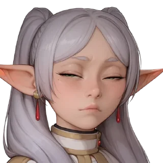 🧡 emoji 🧡 @DalamWorld 
Elf Face 🧡 Telegram sticker 7 of 18