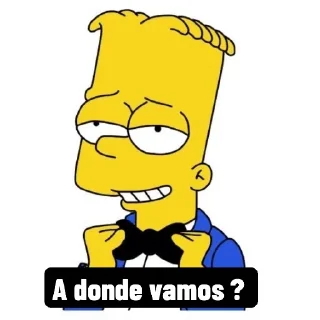 😁 emoji Bart Telegram sticker 6 of 25