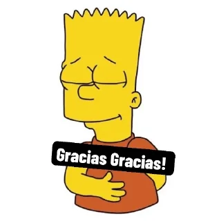 😌 emoji Bart Telegram sticker 9 of 25