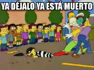 Sticker from Simpson _frases