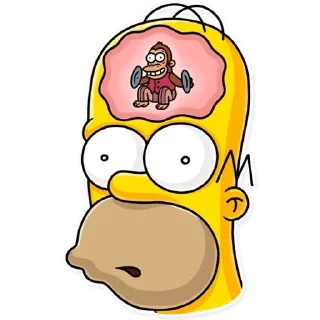 Sticker from THE SIMPSON