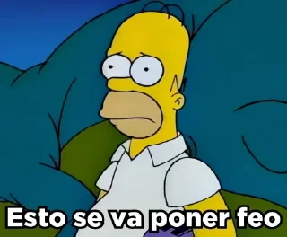 😟 emoji Simpson _frases Telegram sticker 12 of 28