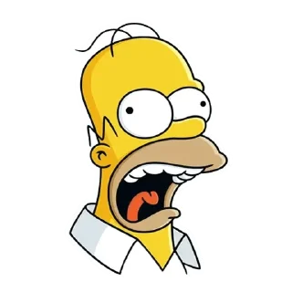 Sticker from THE SIMPSON