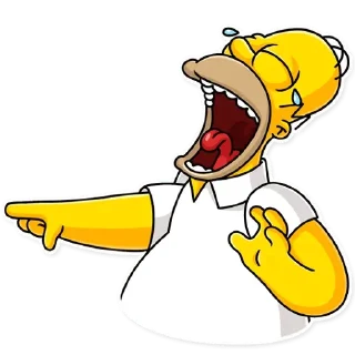 Sticker from THE SIMPSON