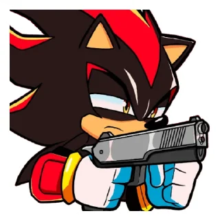 Sticker from Shadow the Hedgehog