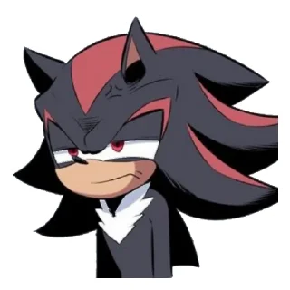 😠 emoji Shadow the Hedgehog Telegram sticker 9 of 15