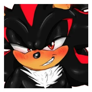 🥵 emoji Shadow the Hedgehog Telegram sticker 14 of 15