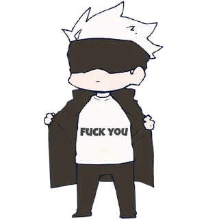🖕 emoji jujutsu kaisen Telegram sticker 17 of 120