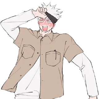 😳 emoji jujutsu kaisen Telegram sticker 11 of 120