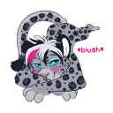 Sticker from snow animated