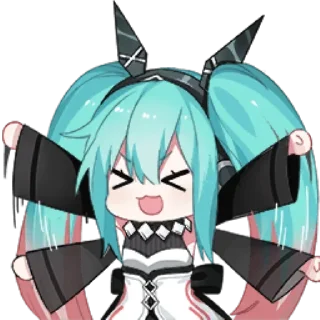 Sticker from miku