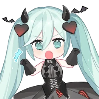 Sticker from miku