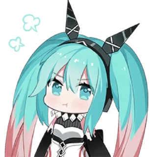 Sticker from miku