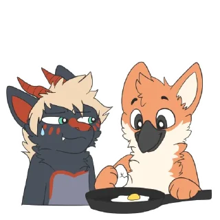 🍳 emoji Orange Chicken Telegram sticker 15 of 21
