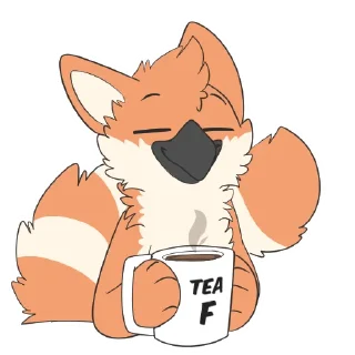 ☕ emoji Orange Chicken Telegram sticker 17 of 21