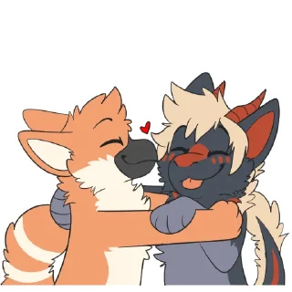 ❤️ emoji Orange Chicken Telegram sticker 12 of 21