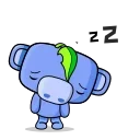 😴 emoji Wumpus Beyond Telegram sticker 19 of 30