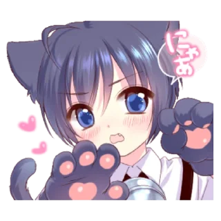 Sticker from Boy of a black cat 3