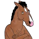 😐 emoji Bojack ( @blue56sky ) Telegram sticker 2 of 113