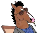 😎 emoji Bojack ( @blue56sky ) Telegram sticker 3 of 113