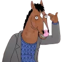 😐 emoji Bojack ( @blue56sky ) Telegram sticker 9 of 113