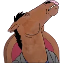 ☹ emoji Bojack ( @blue56sky ) Telegram sticker 15 of 113