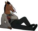 😑 emoji Bojack ( @blue56sky ) Telegram sticker 6 of 113