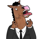 😱 emoji Bojack ( @blue56sky ) Telegram sticker 5 of 113