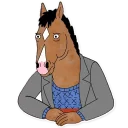 😐 emoji Bojack ( @blue56sky ) Telegram sticker 16 of 113
