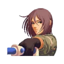 👩 emoji King of Fighters Telegram sticker 3 of 13