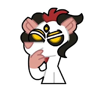 🤔 emoji Dirk, King of Squeakers Telegram sticker 8 of 11