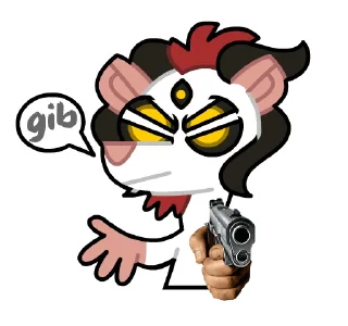 😤 emoji Dirk, King of Squeakers Telegram sticker 9 of 11
