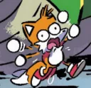 😨 emoji Tails Telegram sticker 10 of 14