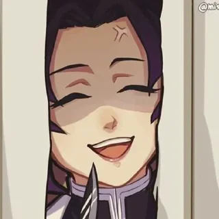 😈 emoji kaguya bipolar • shinobu kocho • arthur/caos • irms kang pack 1 Telegram sticker 4 of 109