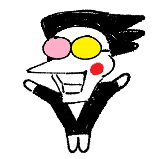 😀 emoji HEY EVERY   ! Telegram sticker 7 of 28